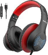 EarFun K3 Kids Headphones - Black Red