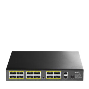 24-Port 10/100M PoE+ Switch with 2 Gigab