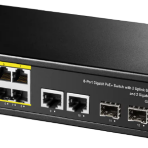 8-Port Gigabit PoE+ Switch with 2 Gigabi
