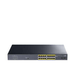 16-Port Gigabit PoE+ Switch with 2 Gigab