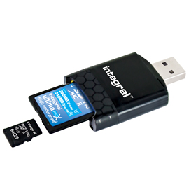 Integral UHSII Memory Card Reader