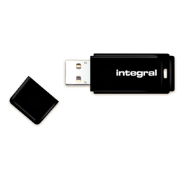 128GB USB2.0 DRIVE BLACK INTEGRAL