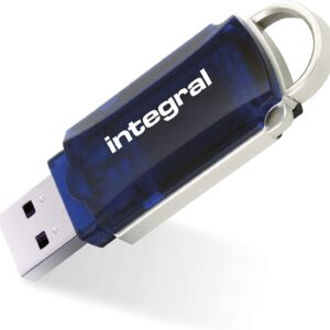 16GB USB2.0 DRIVE COURIER BLUE INTEGRAL