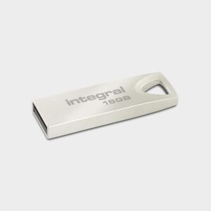 16GB USB2.0 DRIVE ARC METAL INTEGRAL