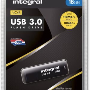 16GB USB3.0 DRIVE NEON BLACK UP TO R-80