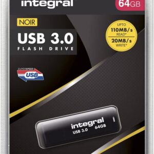 64GB USB3.0 DRIVE NEON BLACK UP TO R-100