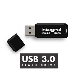 128GB USB3.0 DRIVE NEON BLACK UP TO R-12