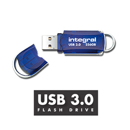 256GB USB3.0 DRIVE COURIER BLUE UP TO R-