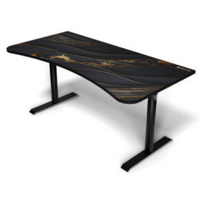 Arozzi Arena Gaming Desk - Black Gold