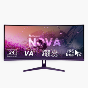 Arozzi Nova 34" VA, 165Hz - Purple