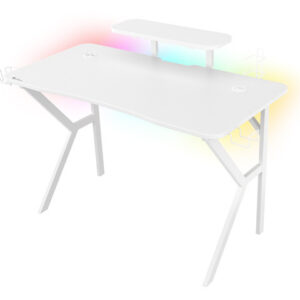 GAMING DESK GENESIS HOLM 320 RGB WHITE