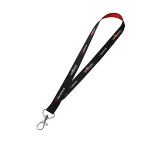 KEY LANYARD GENESIS BLACK-RED