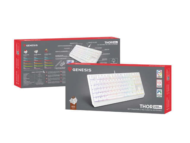 GAMING KEYBOARD GENESIS THOR 230 TKL US - Afbeelding 2