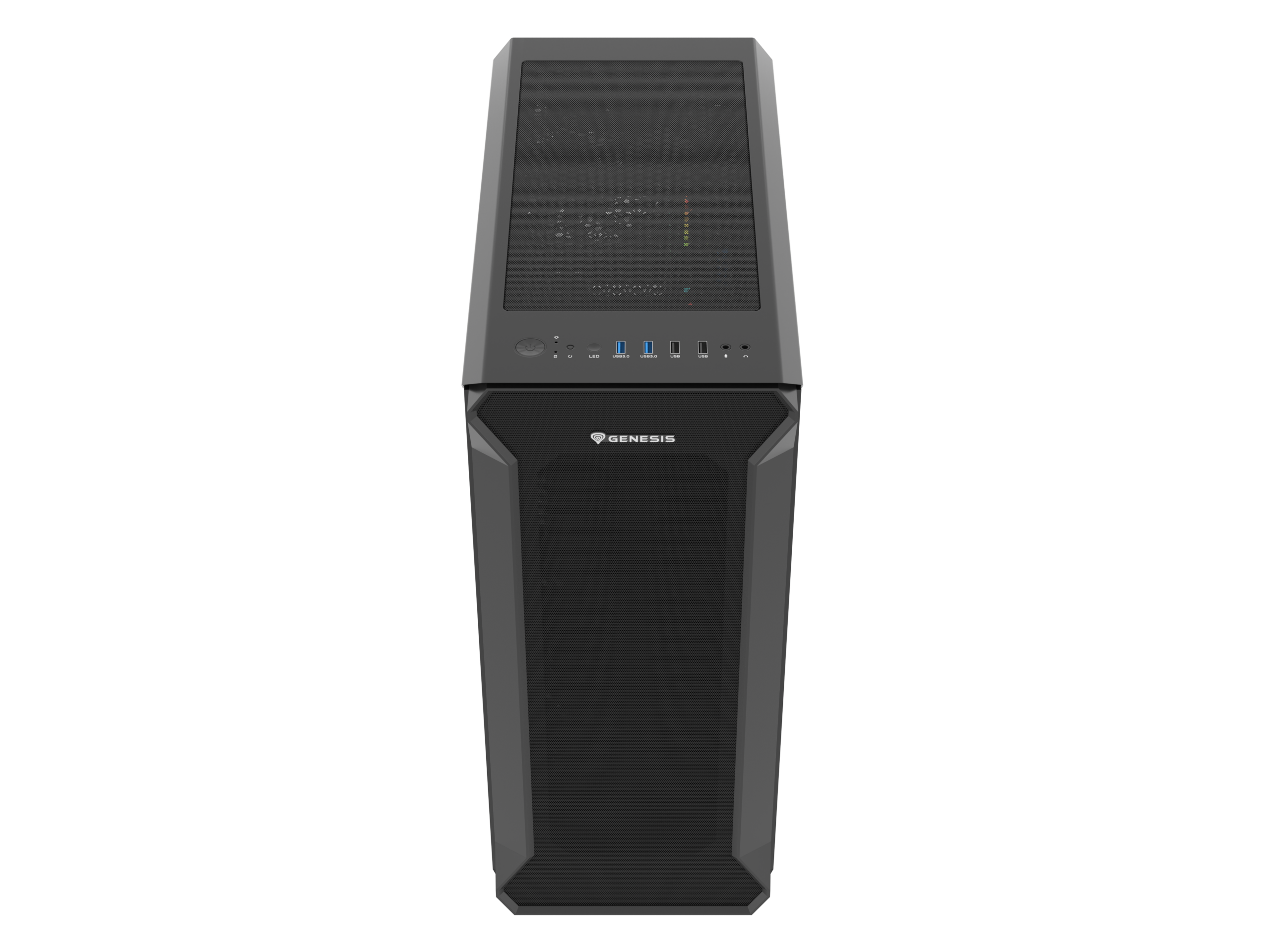 PC CASE GENESIS IRID 505F MIDI TOWER WIN - Afbeelding 2