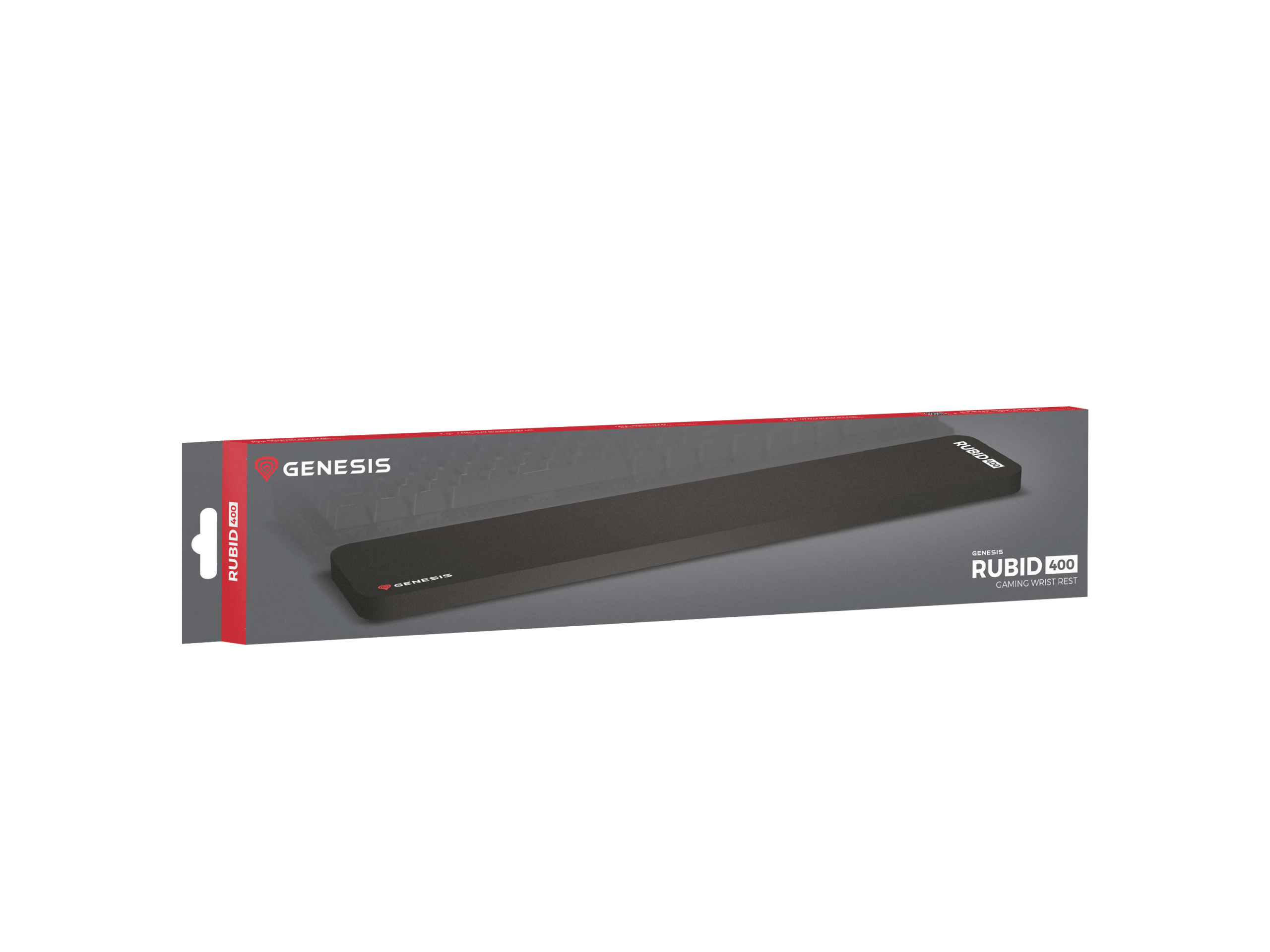 WRIST REST GENESIS RUBID 400 470X95X18MM - Afbeelding 2