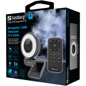 Sandberg Streamer USB Webcam Pro Elite