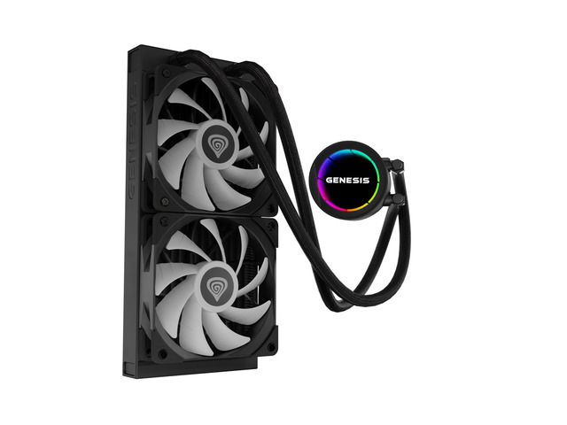 WATER COOLING GENESIS HYDRIA 240 ARGB BL - Afbeelding 2