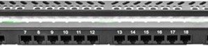 PATCH PANEL 24 PORT 0.5U 19" CAT.5E UTP