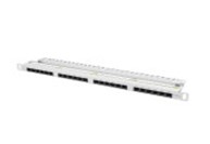PATCH PANEL 24 PORT 0.5U 19" CAT.6 UTP W