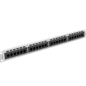 PATCH PANEL 24 PORT 1U 19" CAT.5E UTP GR