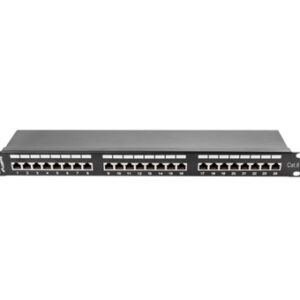 PATCH PANEL 24 PORT 1U 19" CAT.6 FTP WIT
