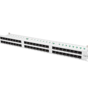 PATCH PANEL 48 PORT 1U 19" CAT.5E UTP GR