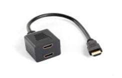 HDMI(M)->2X HDMI(F) ADAPTER CABLE 20CM B