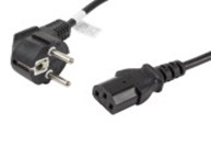 CEE 7/7->IEC 320 C13 POWER CORD 1.8M VDE