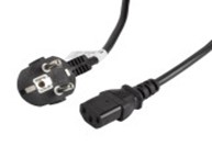 CEE 7/7->IEC 320 C13 POWER CORD 3M VDE B