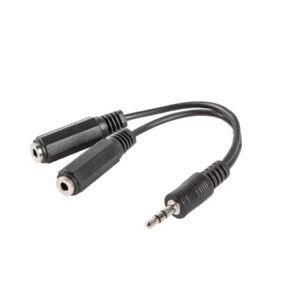 MINIJACK 3.5MM(M) 3PIN->2X MINIJACK 3.5M