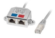 RJ45->2X RJ45 LAN SPLITTER ADAPTER FTP C