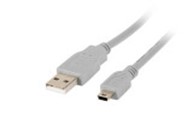 USB MINI(M)->USB-A(M) 2.0 CABLE 1.8M GRE