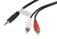 MINIJACK 3.5MM(M) 3 PIN->2X RCA (CINCH)(
