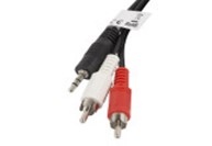 MINIJACK 3.5MM(M) 3 PIN->2X RCA (CHINCH)