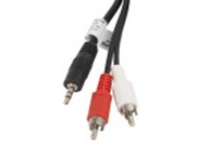 MINIJACK 3.5MM(M) 3 PIN->2X RCA (CHINCH)