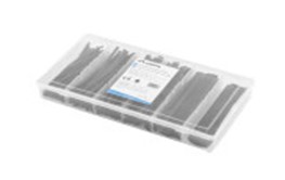HEAT-SHRINKABLE TUBING KIT 100PCS BLACK