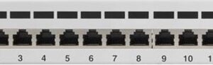 PATCH PANEL 12PORT 1U 10" CAT.5E FTP WIT