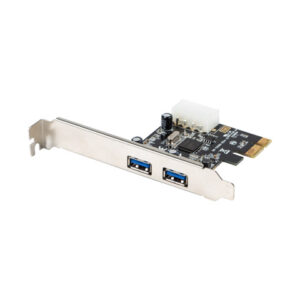 PCI EXPRESS X1 CARD->2X USB-A 3.1 GEN1 L
