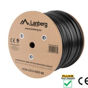LAN CABLE CAT.6 UTP 305M SOLID OUTDOOR C