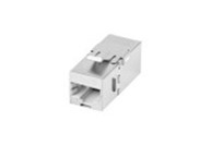 FEED-THRU KEYSTONE CONNECTOR RJ45->RJ45