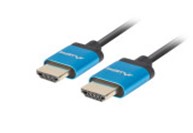 HDMI M/M V2.0 CABLE 1.8M 4K BLACK SLIM L
