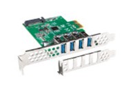 PCI EXPRESS X1 CARD->4X USB-A 3.1 GEN1 L