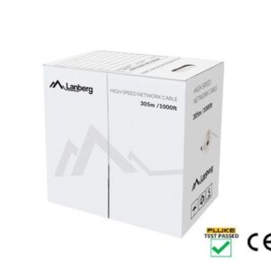 LAN CABLE CAT.5E UTP 305M SOLID CU GREY