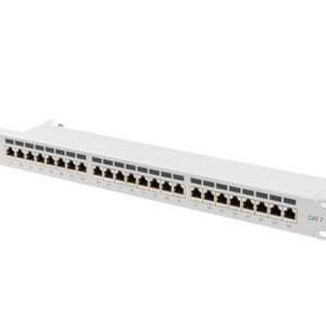 PATCH PANEL 24 PORT 1U 19" CAT.7 FTP WIT