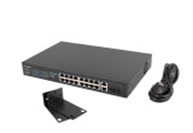 SWITCH LANBERG 16X 100MB POE+/2X 1GB/1X