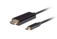 USB-C(M)->HDMI(M) CABLE 0.5M 4K 60HZ BLA