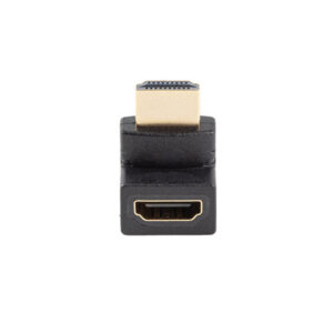 HDMI(M)->HDMI(F) ADAPTER 4K ANGLED UP BL