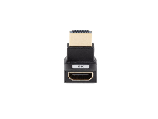 HDMI(M)->HDMI(F) ADAPTER 8K ANGLED UP AL
