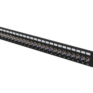 PATCH PANEL 24 PORT 1U F-TYPE CONNECTOR