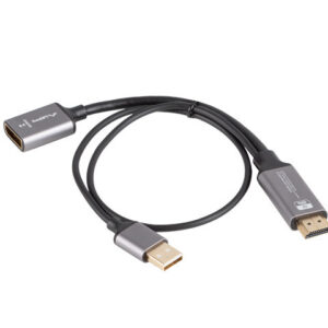 HDMI(M)->DISPLAYPORT(F) ADAPTER 4K ON CA